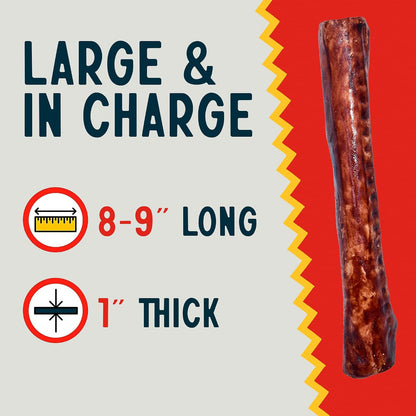 Canine Chews eight to nine inch retriever rolls packed in a twenty five count bag