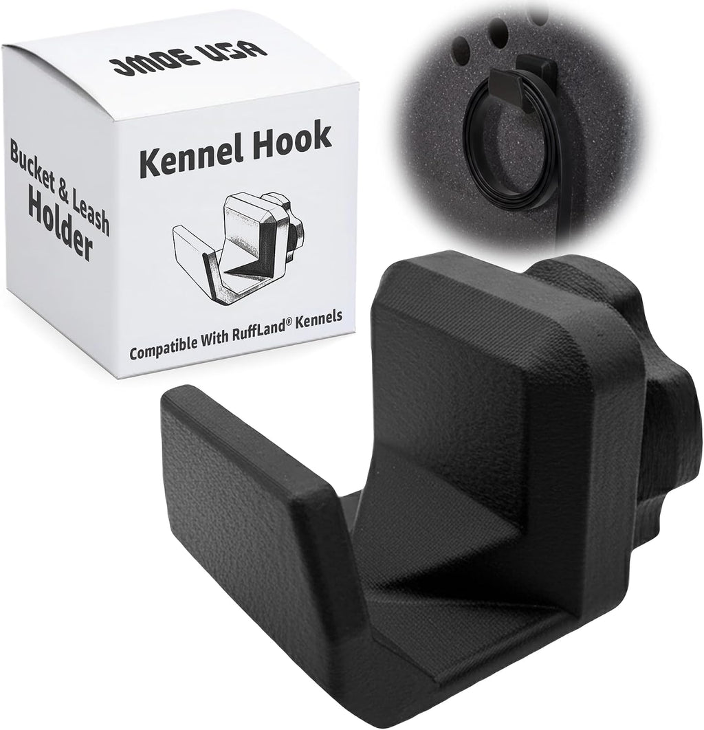 Jmoe USA Universal Hook for Ruffland Dog Kennels front view heavy duty crate accessory