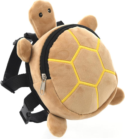 Bayore cute cartoon turtle dog harness backpack front view for outdoor travel