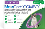 NexGard(R) Combo (esafoxolaner, eprinomectin, and praziquantel Topical Solution) Flea and Tick Protection Plus Heartworm Disease Preventive for Cats, 5.6-16.5 lbs. (Yellow Box) 6 Doses (6 Month Supply) - Image 11
