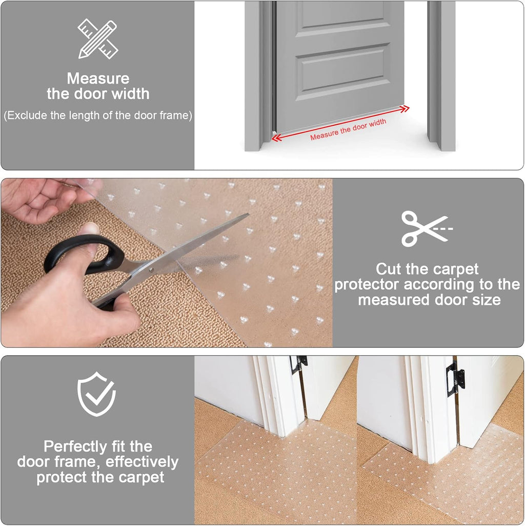 Close up of durable PVC texture on Uross carpet guard