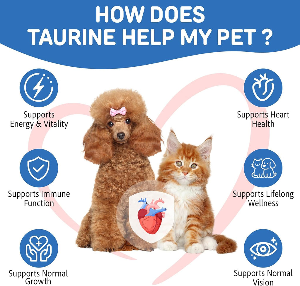 Wanfaer pet nutrition taurine supplement with measuring spoon included