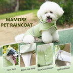 MAMORE pet outerwear showing yellow spine accent details