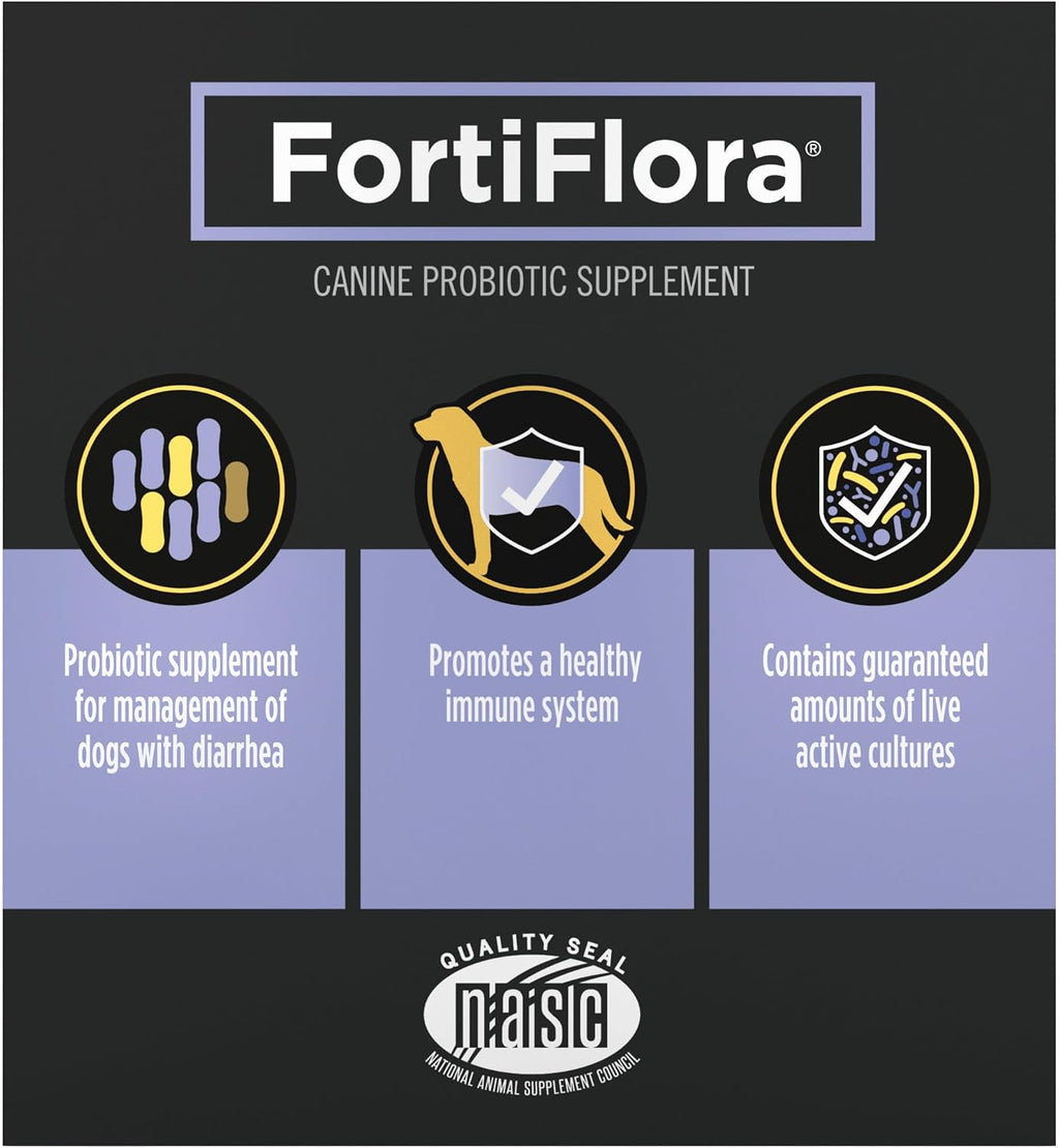 Purina Pro Plan Veterinary Supplements FortiFlora Dog Probiotic Supplement, Canine Nutritional Supplement - 30 ct. Boxes - Image 10