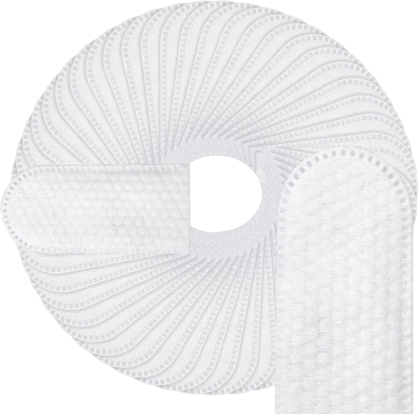 JIYUANCH cotton finger cots front view showing white protective fingertip covers