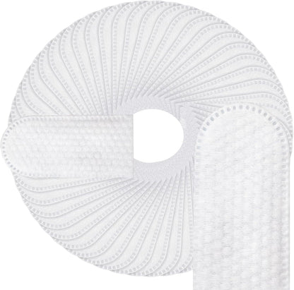 JIYUANCH cotton finger cots front view showing white protective fingertip covers