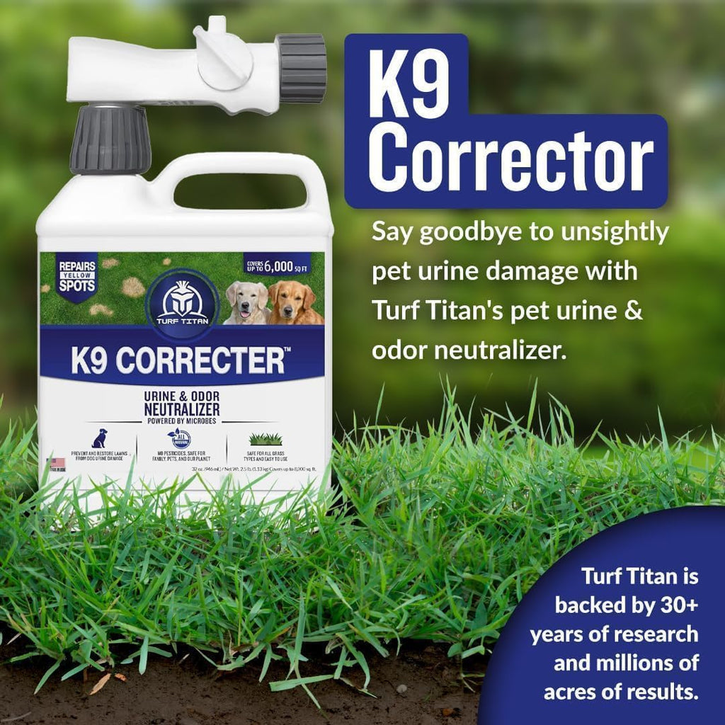 Turf Titan K9 Correcter hose-end sprayer attachment demonstration