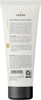 Foam free grooming cream with macadamia oil and aloe vera extract
