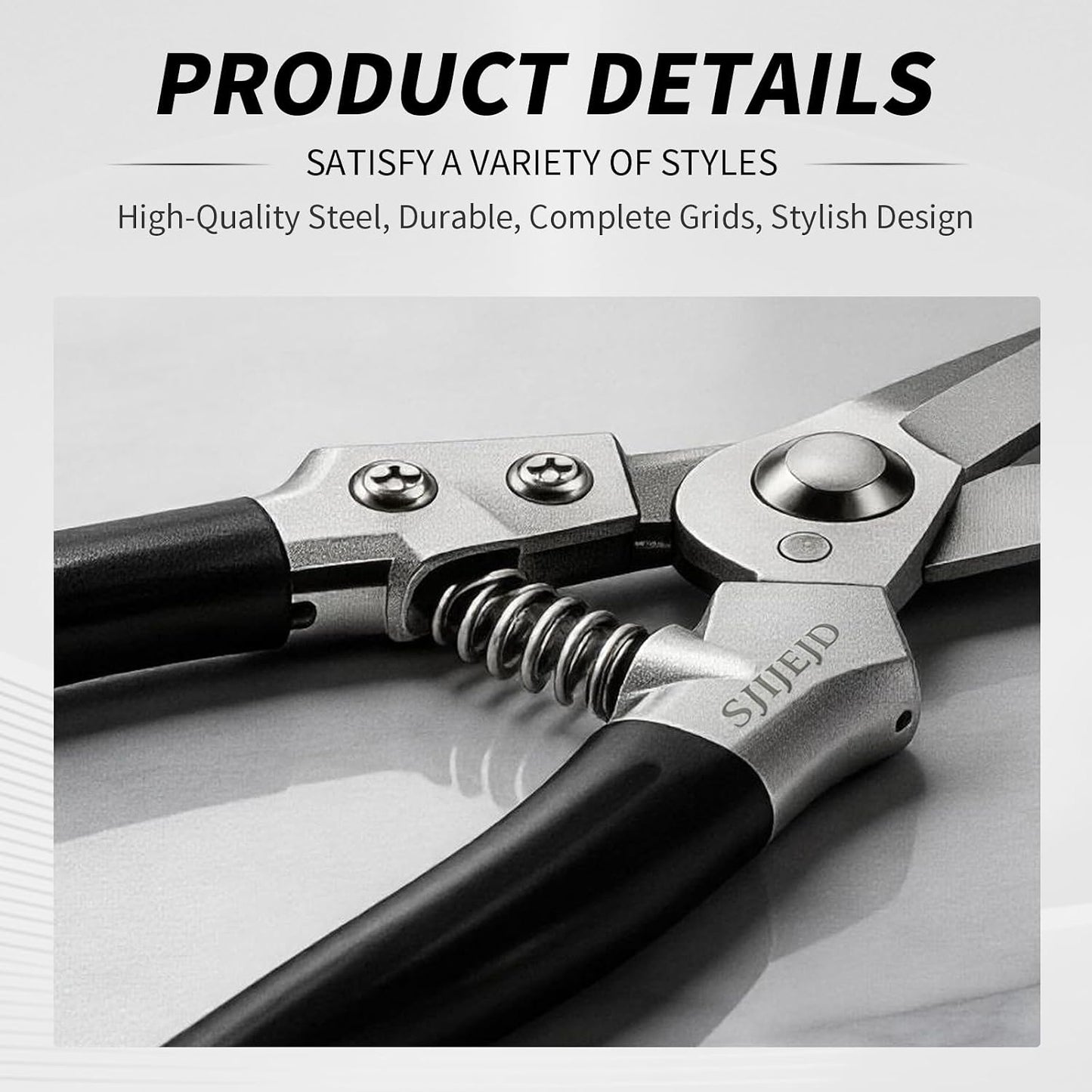 Goat Hoof Trimmers, Sheep Shears, Hoof Kit, Farrier Tools, Nippers, Horse Grooming Supplies Hoof Accessories -Versatile Hoof Wire and Pipe Cutting Tool for Livestock - Silver (1pack) - Image 9