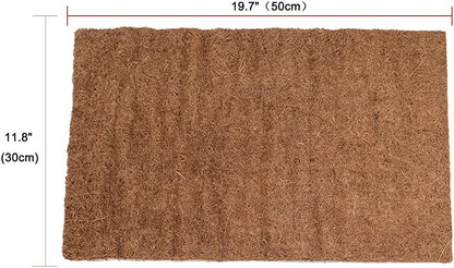 Hamiledyi terrarium carpet liner close up texture of safe coconut fiber