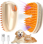 Arvion 5-in-1 Pet Steam Brush with skin detection light view