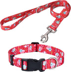 Mihqy Dog Collar with Bohemia Floral Tribal Geometric Patterns - Soft Ethnic Style Collar Adjustable for Small Medium Large Dogs(Floral Pink,M) - Image 14