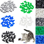 THE DDS STORE VICTHY cat nail caps front view showing packaging and medium size claw covers
