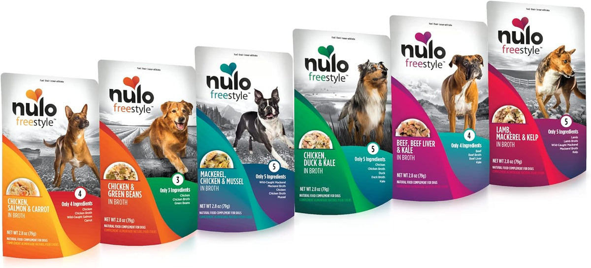 Nulo Freestyle Chicken & Green Beans in Broth Real Meat Dog Food Topper, 2.8 Ounce (Pack of 6) - Image 14