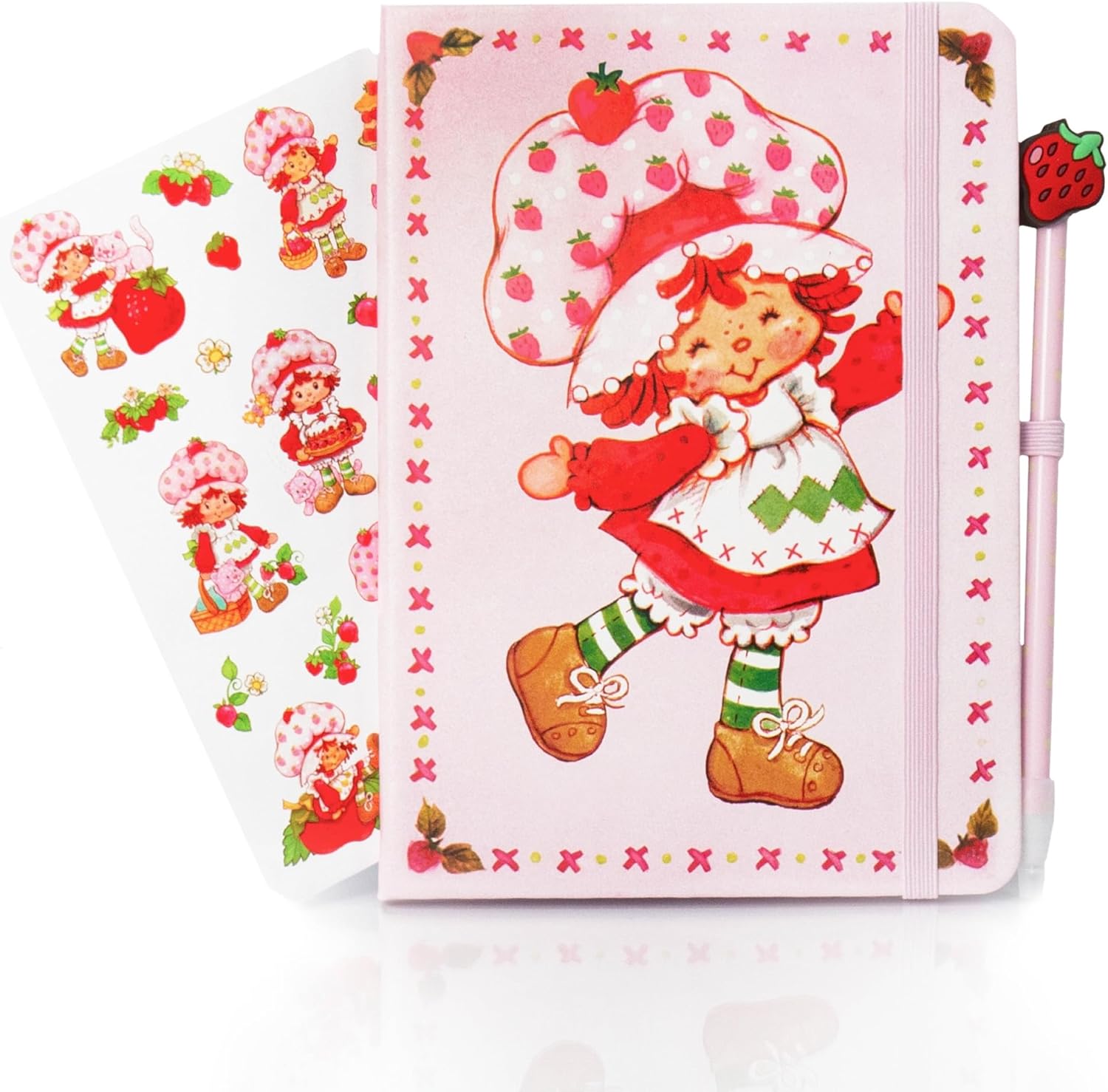 Horizon Group USA Strawberry Shortcake Journal Set front view