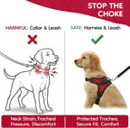 Comfortable mesh padding detail of Copatchy dog harness
