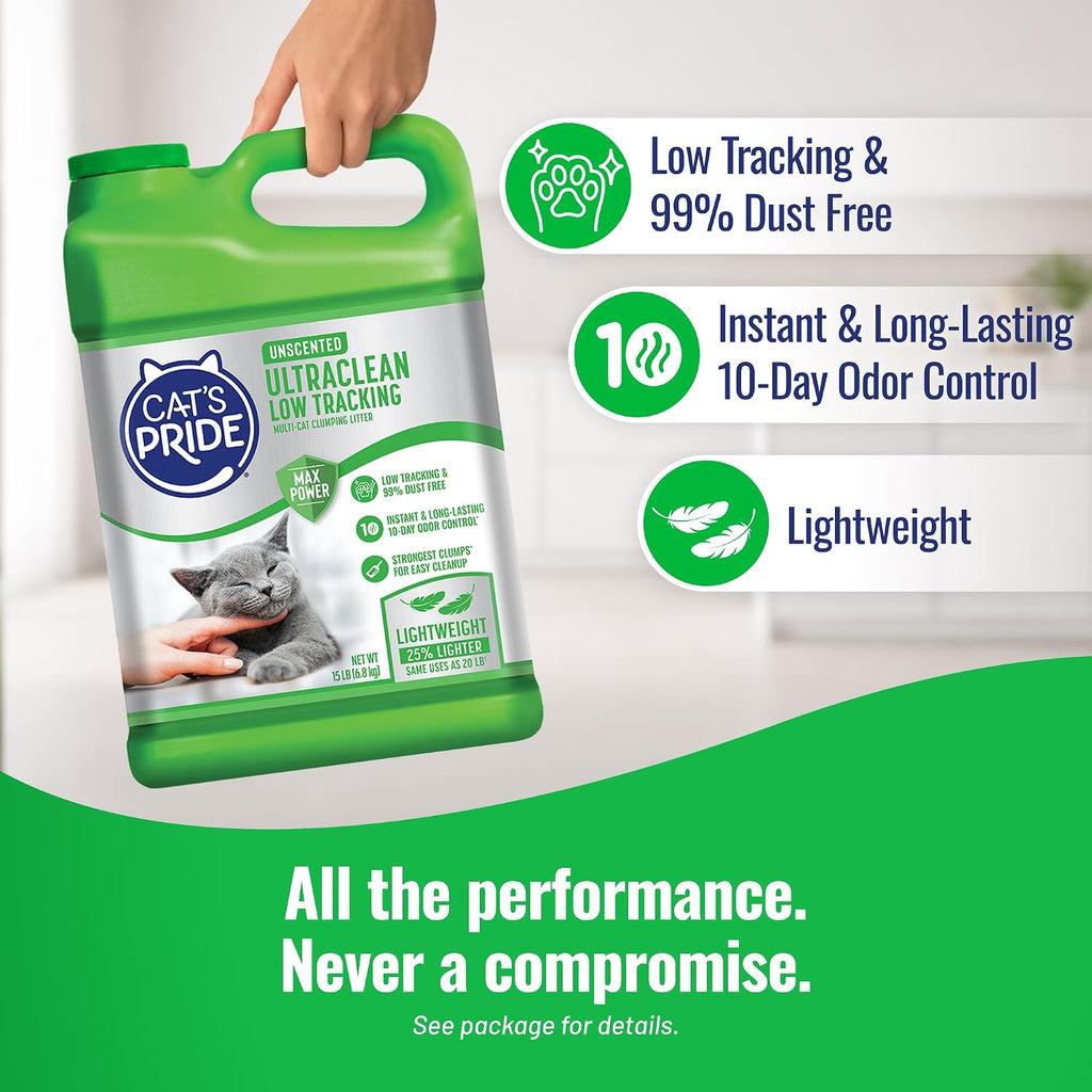 Multi-cat clumping litter strong clump demonstration