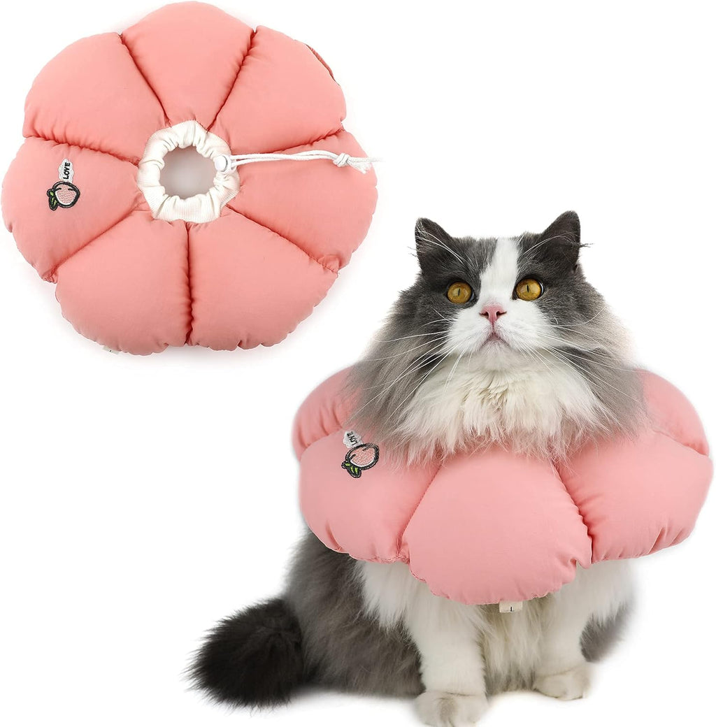 Authentic H HIDREAM purple pet recovery cone packaging and dimensions overview