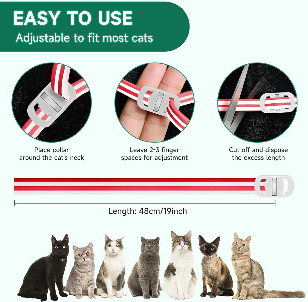 Weallin flea collar for cats waterproof material texture