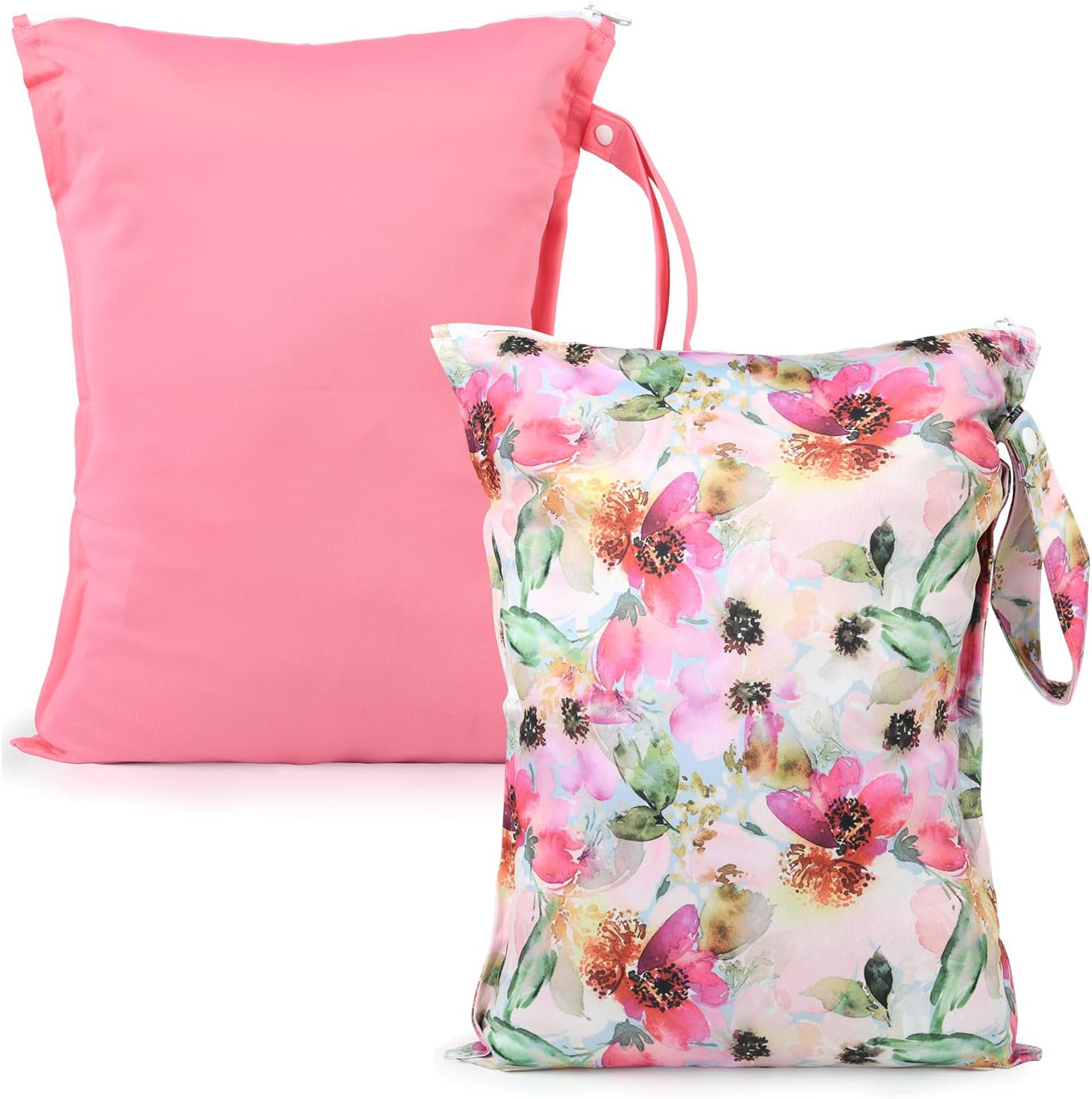 Eaxin Mess Proof Waterproof Wet Dry Bag floral front view