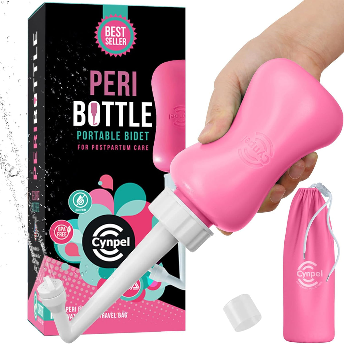 Cynpel Peri Bottle front view for postpartum recovery.