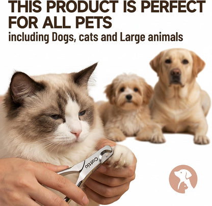 All steel construction of Cattio pet nail trimmer
