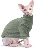 Close up of soft fleece fabric texture on Idepet cat sweater