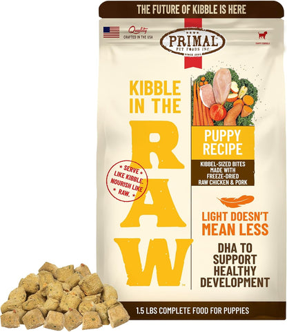 Primal Kibble in The Raw, Freeze Dried Dog Food, Beef, Scoop & Serve, Made with Raw Protein, Whole Ingredient Nutrition, Crafted in The USA, Dry Dog Food 1.5 lb Bag - Image 15