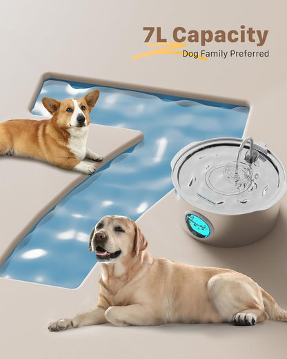 Close up of Grookpet pet fountain ergonomic handle