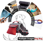 DENTRUN dog hiking gear displaying the interior breathable padded mesh ventilation window