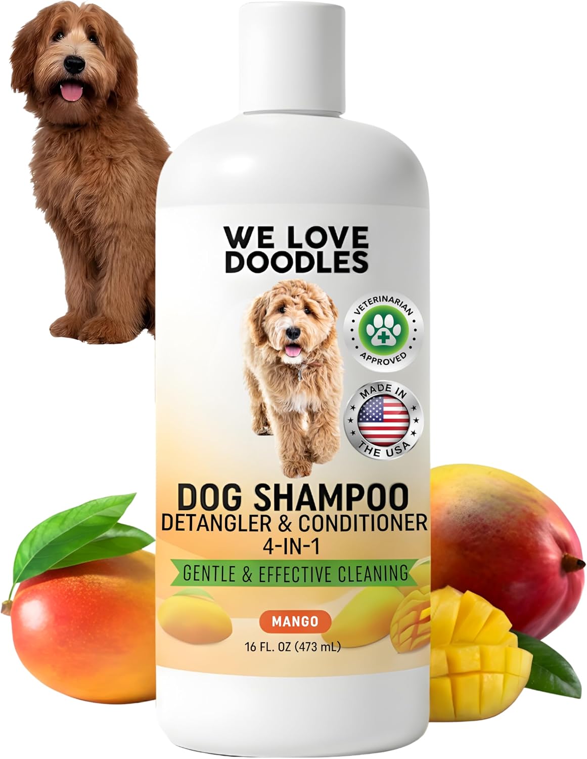 Authentic imported We Love Doodles professional grooming formula for non-shedding breeds.