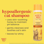 Burt's Bees for Pets Hypoallergenic Cat Shampoo, Shea Butter, 10 Fl Oz - Image 3