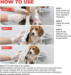 No-sting antiseptic formula for dog and cat skin hygiene spray