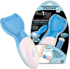 PedEgg Power cordless motorized callus remover front view for smooth feet.