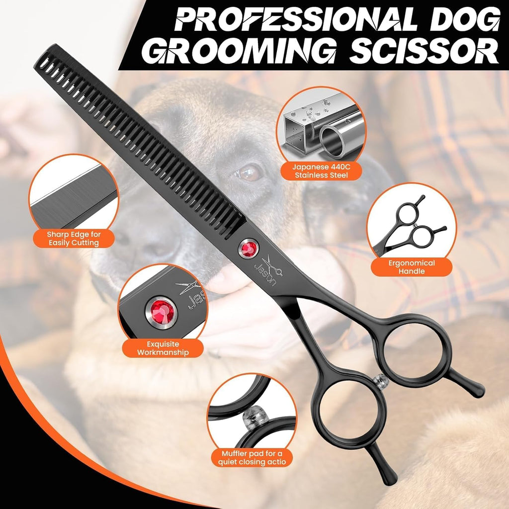 Professional 37 teeth dog thinning shear blade details