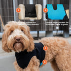Suitical veterinarian recommended dog onesie for hotspot and skin protection