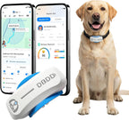 DBDD AI GPS dog tracker front view premium smart pet collar