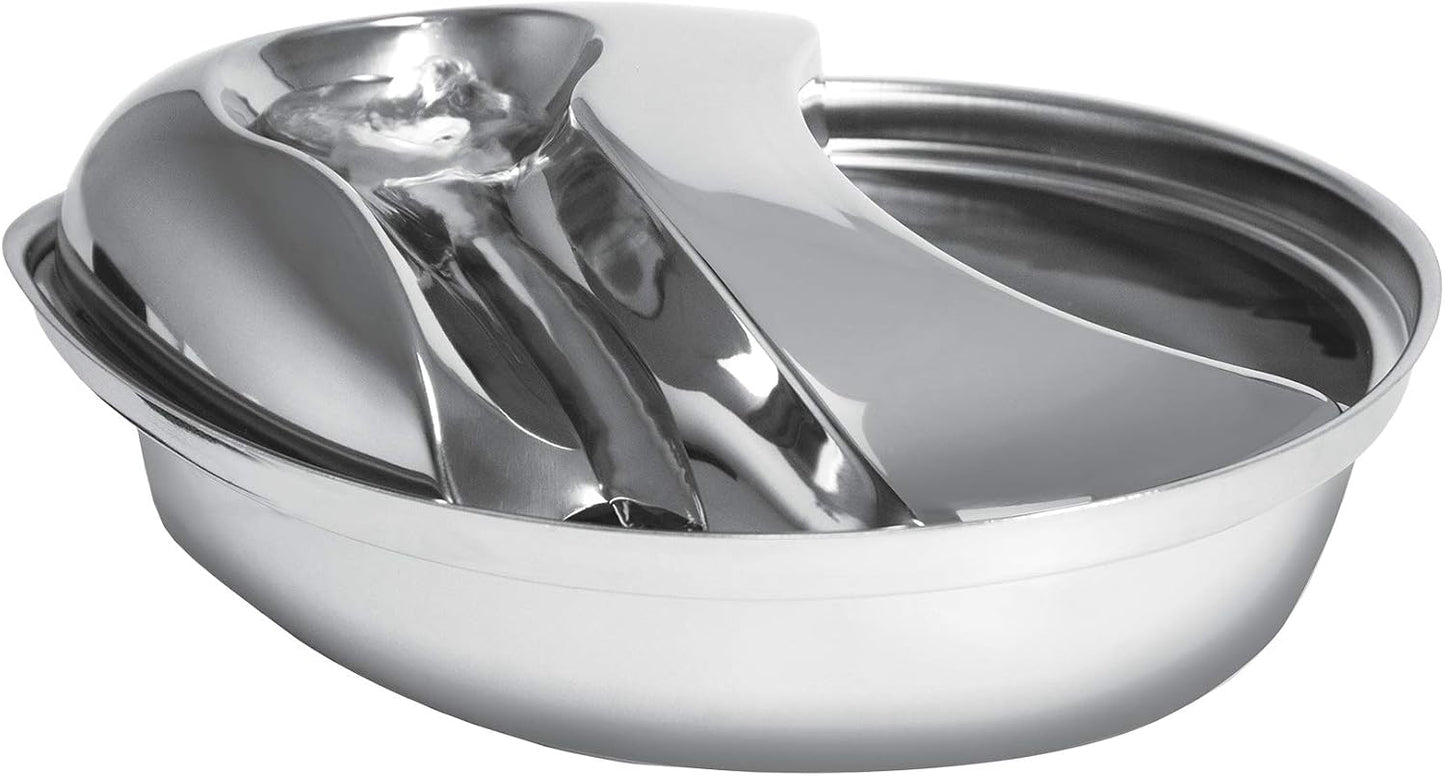 High grade 18/8 stainless steel bowl of Pioneer Pet fountain