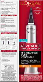 L'Oreal Paris Revitalift 10% Pure Vitamin C Face Serum for Brighter Skin & Reduced Wrinkles, Fragrance Free, 1 0z. - Image 11