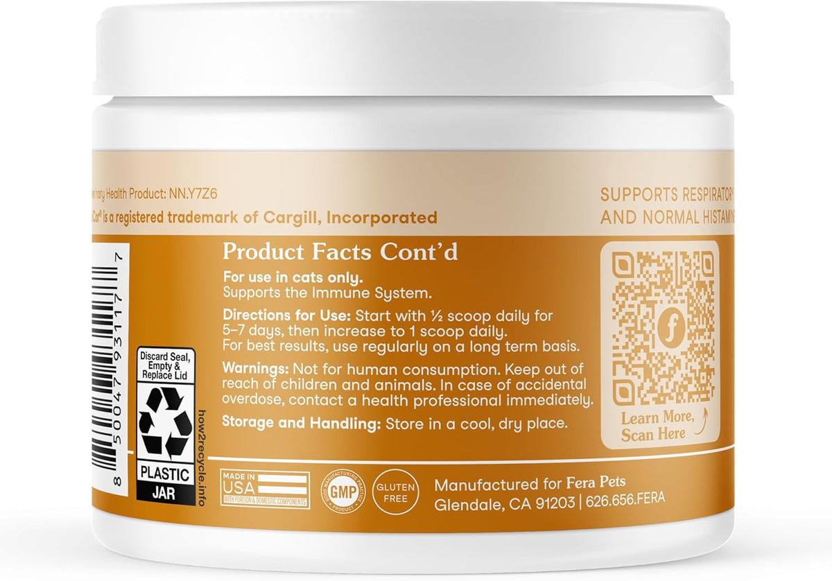 Fera Pets EpiCor postbiotics and quercetin feline immune support