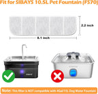 Sibays replacement filter and pump sponge set