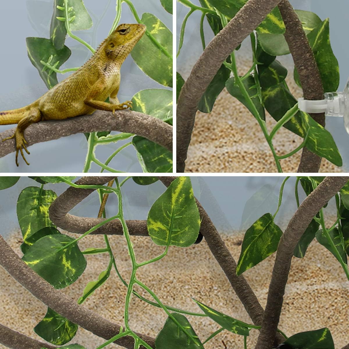 Reptile climbing on Coolrunner bendable jungle vines