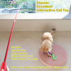 MeoHui cat toy set showing extended telescopic fishing poles