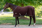 Imported TuffRider equestrian cooling sheet showing secure chest buckles.