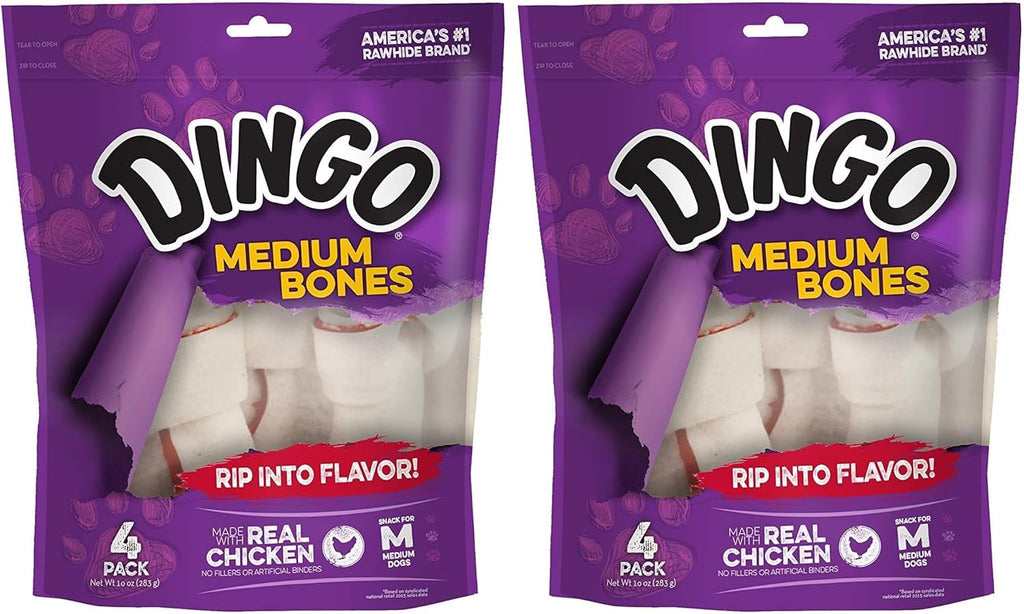 Dingo 156095 Rawhide Bones For Small Dogs, Chicken,White, 6-Count, 8 Ounces - Image 9