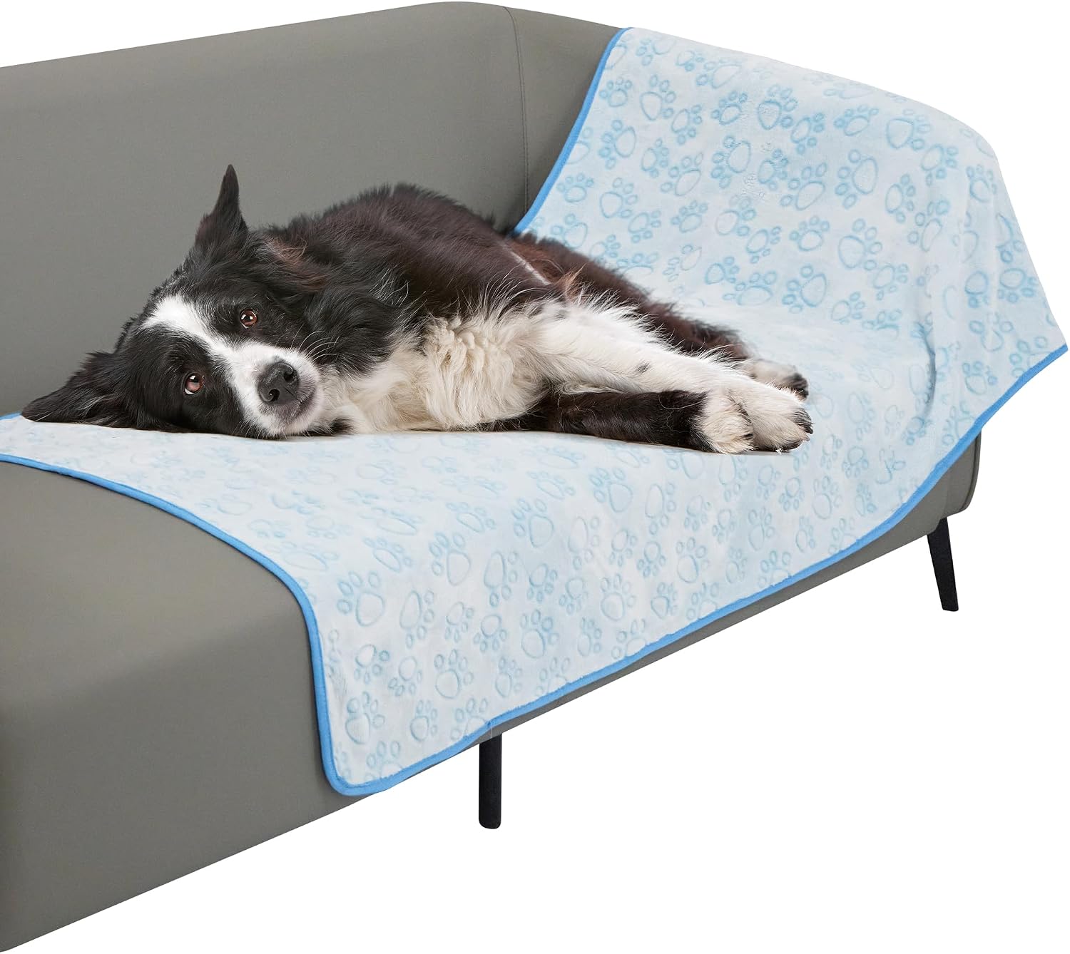 Stuffed(R) Premium Soft Dog Blanket Washable, 40"x32" Cat Blanket for Indoor Cats Large Medium Small Dog Puppy Essentials (Grey) - Image 15