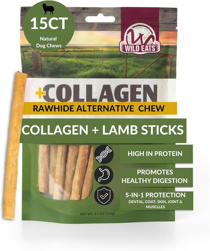 Wild Eats Real Duck Collagen Bully Sticks for Dogs (25 Pack,5 Inch) Long Lasting Dog Chews No Hide Dog Treat Bully Stick Alternative, Rawhide Free, Grain Free, High Protein - Image 10