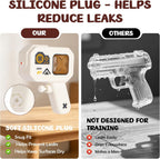 Close up of nozzle on pet deterrent spray gun
