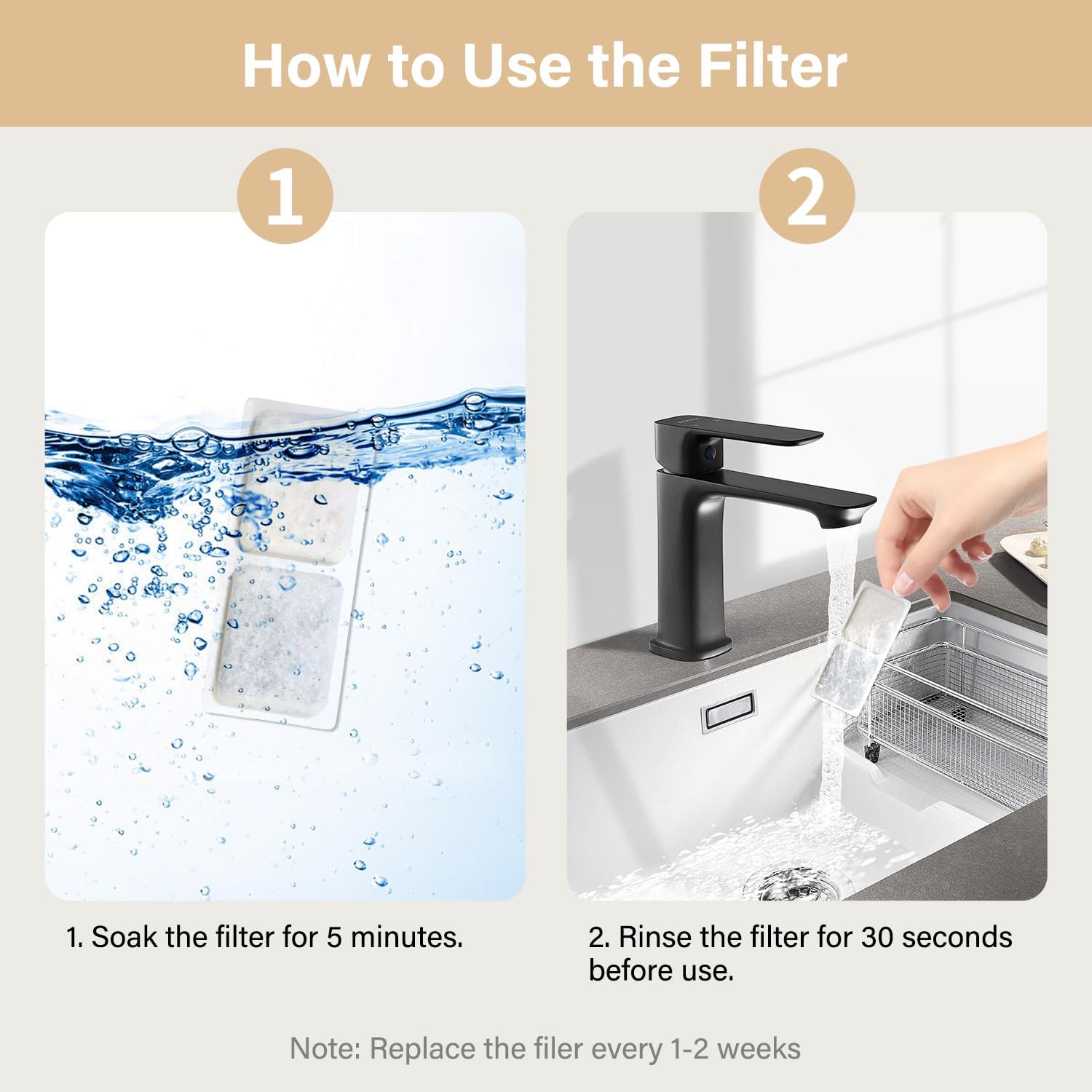 Hoetek 32 piece filtration kit for 3.4 gallon water dispenser