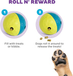 BPA free plastic food dispensing slow feeder ball for puppies